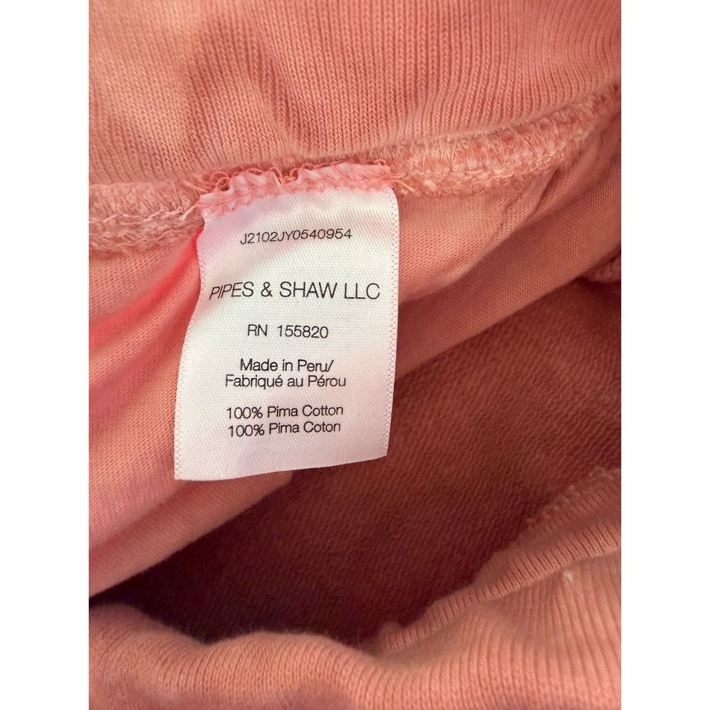 Veronica Beard Preslee Track Pants - Distressed Pink - Size Large