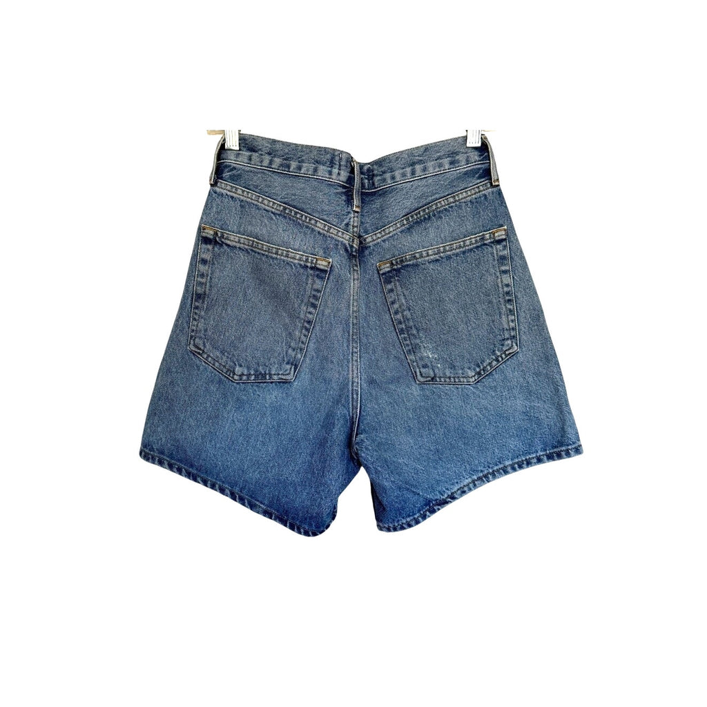 AGOLDE Stella Denim Shorts - Mode Blue - Size 25
