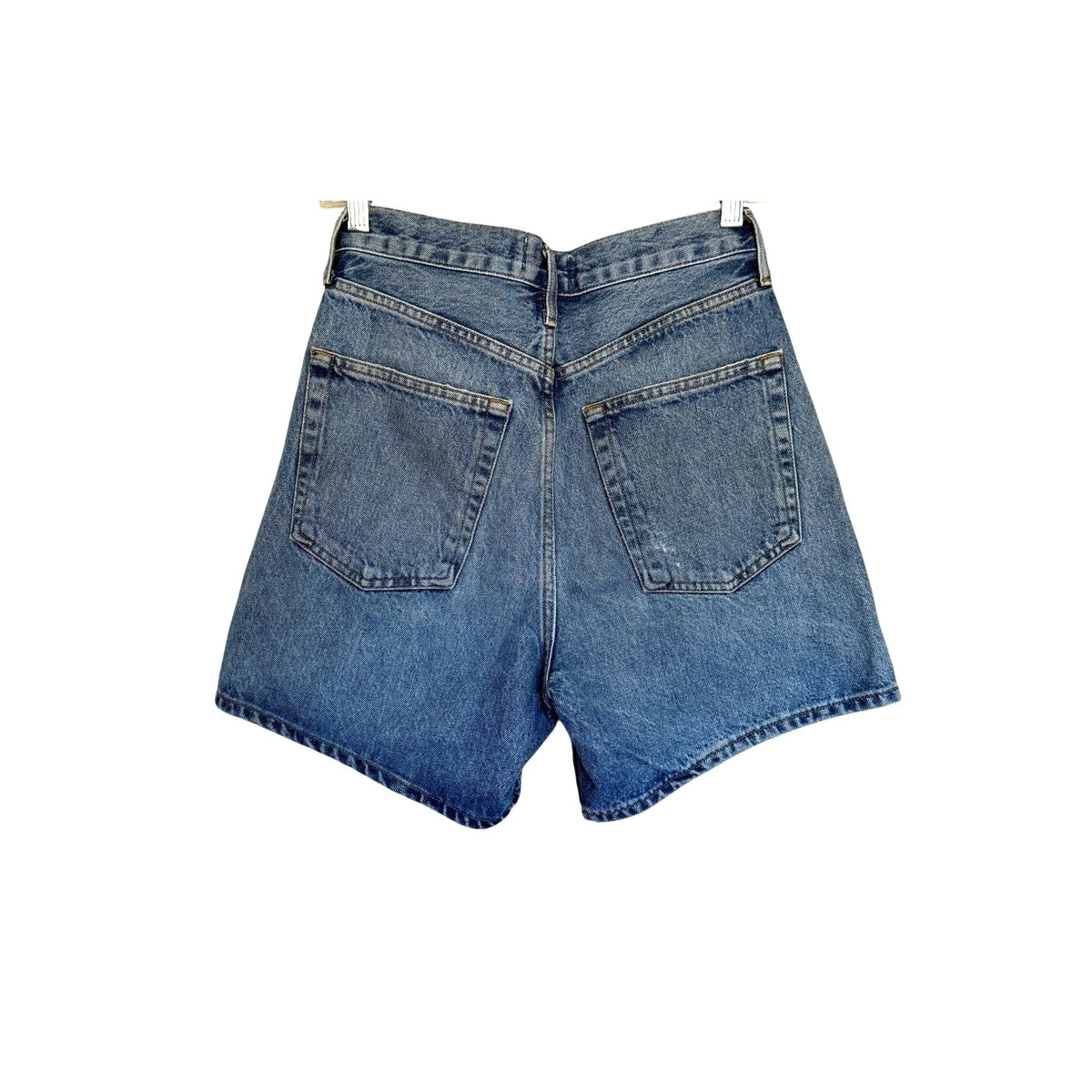 AGOLDE Stella Denim Shorts - Mode Blue - Size 25