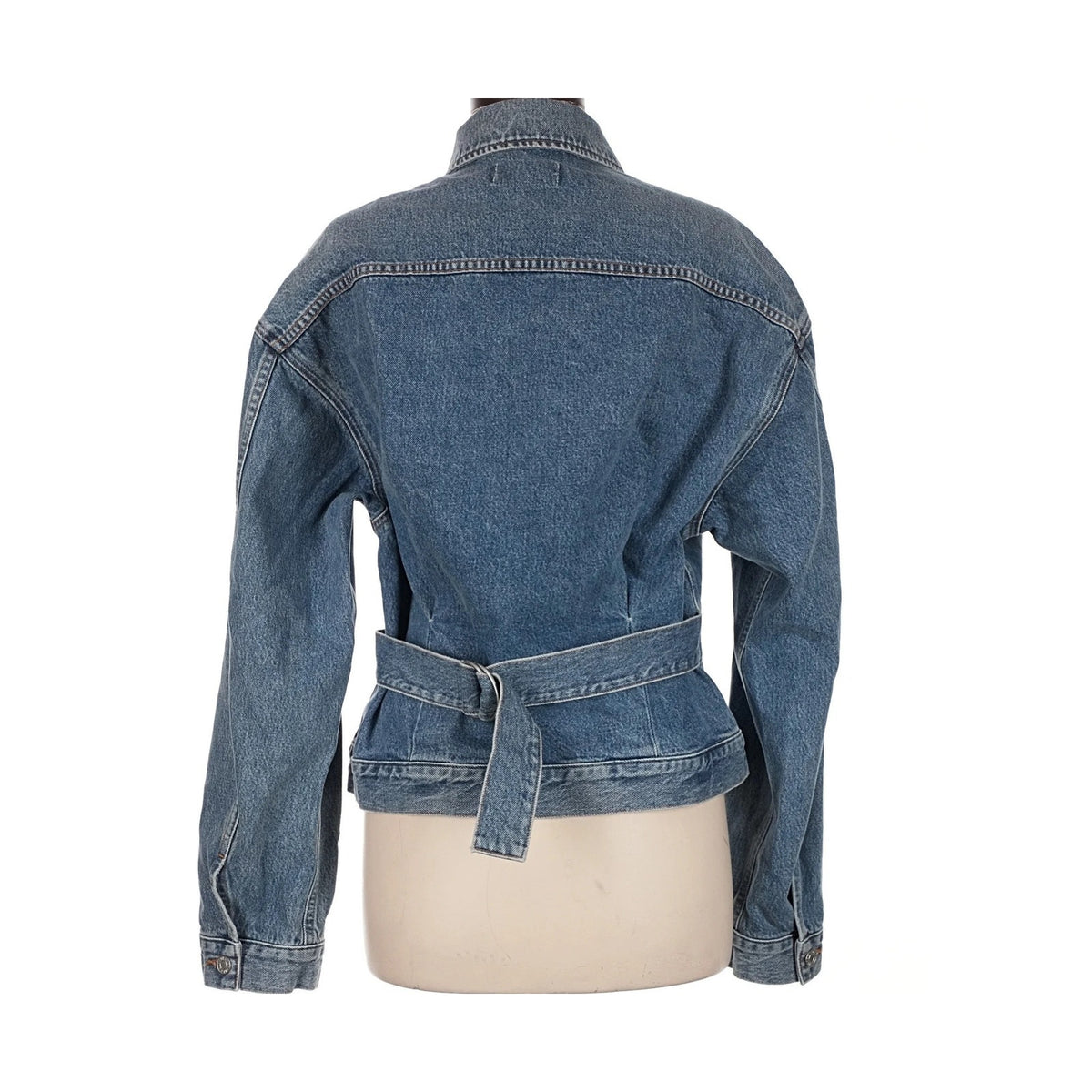 AGOLDE Zyla Cinch Jacket - Cascade Blue - Size Medium
