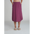 Cut Loose Crosshatch Side Elastic Skirt - Rhubarb - Medium - 4199518