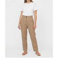 MARA HOFFMAN Dita High Waisted Pleated Pants - Khaki Tan - Size 4