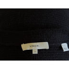 VINCE Wool Cashmere Wrap Cardigan - Black - Small