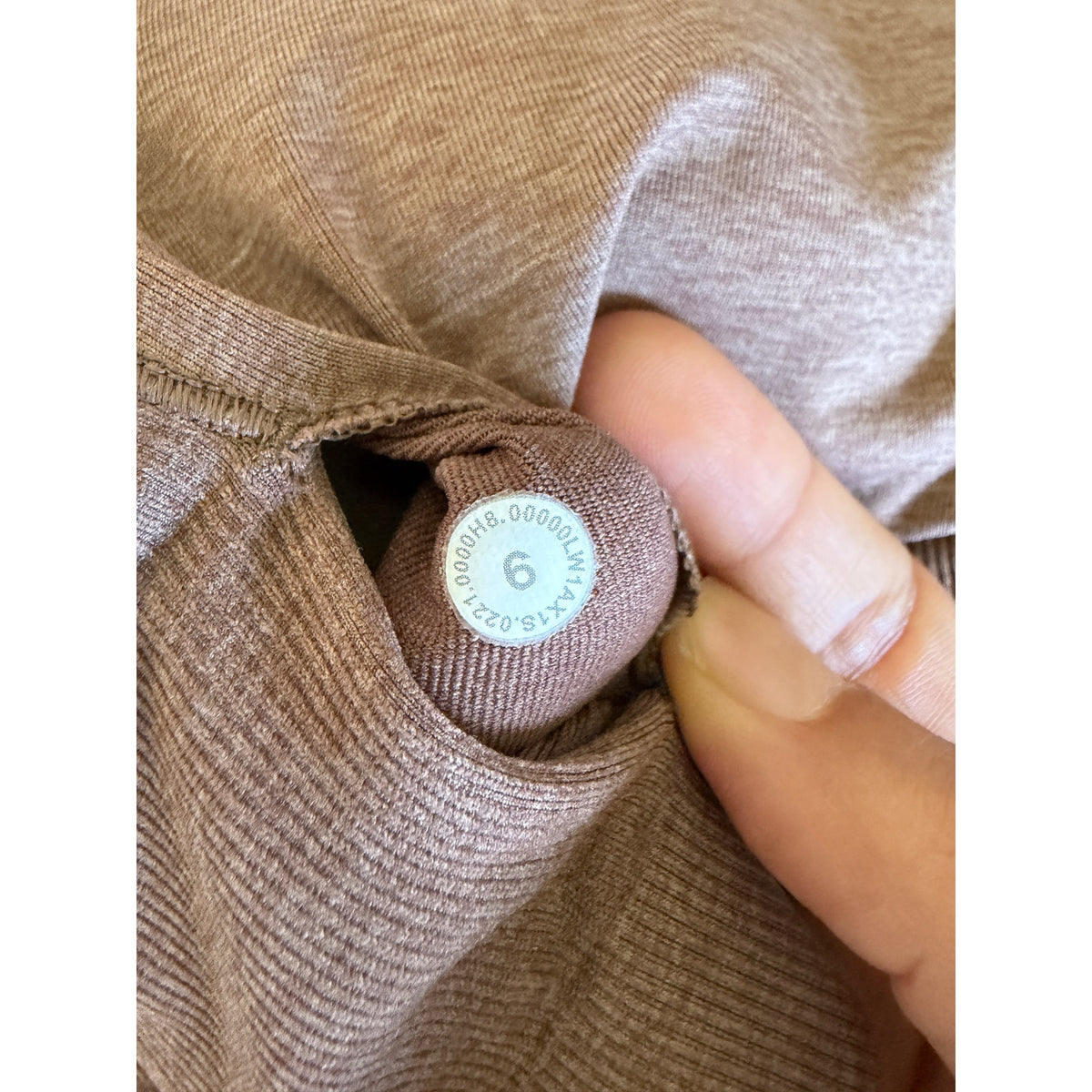 Lululemon Ebb to Street Shelf Bra Tank Top - Cacao - Size 6
