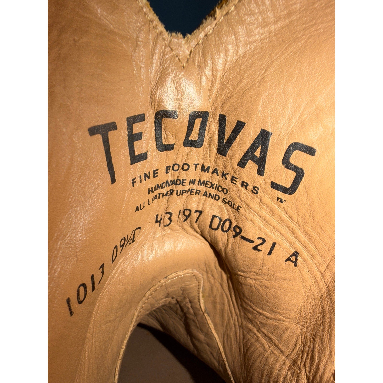Tecovas The Dean Zip Boot - Honey Suede Leather - 9.5D