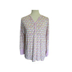 Little Sleepies Pastel Rainbows Women's Pajama Top - Size Medium