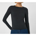 Toccin JENNA COTTON LONG SLEEVE T-SHIRT - Black - XS