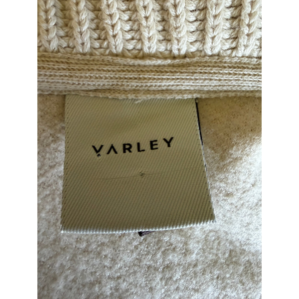 VARLEY Elliot Sherpa Button-Front Jacket - Cream - Size Extra Small