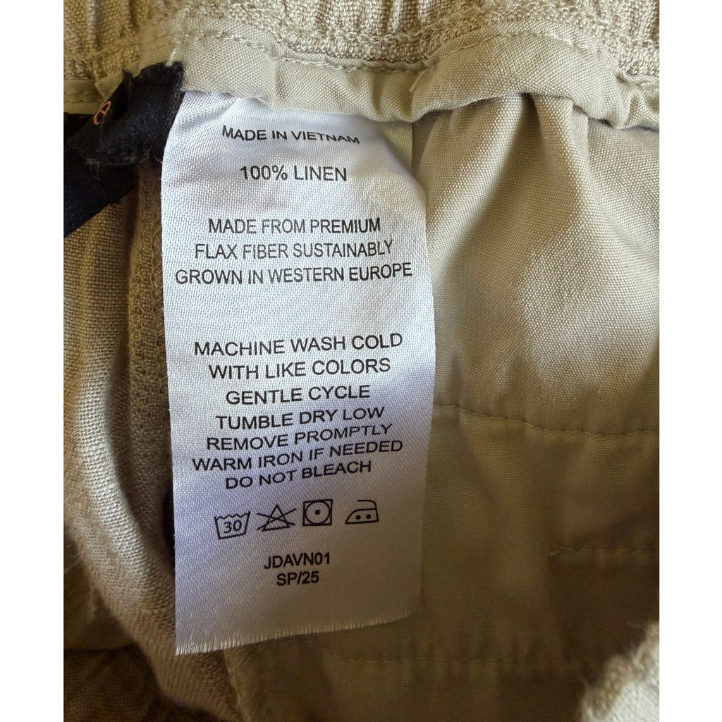 Quince 100% European Linen Wide Leg Pants - Flax - Medium