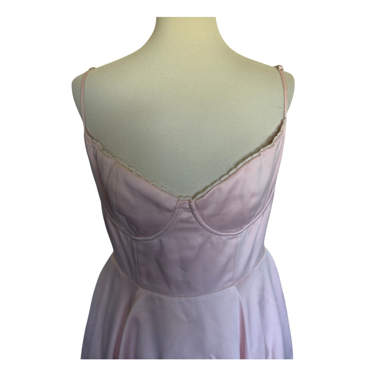 House of CB Mademoiselle Midi Dress - Ballerina Pink - Size L+