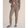Haven Well Within Organic Cotton Blend Ribbed Joggers - Tan - Small