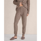 Haven Well Within Organic Cotton Blend Ribbed Joggers - Tan - Small
