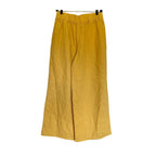 Elizabeth Suzann Florence Pant in Midweight Linen - Yellow - Large