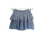 KATIEJ NYC Junior Brooke Solid Skirt - Baby Blue - Size XS