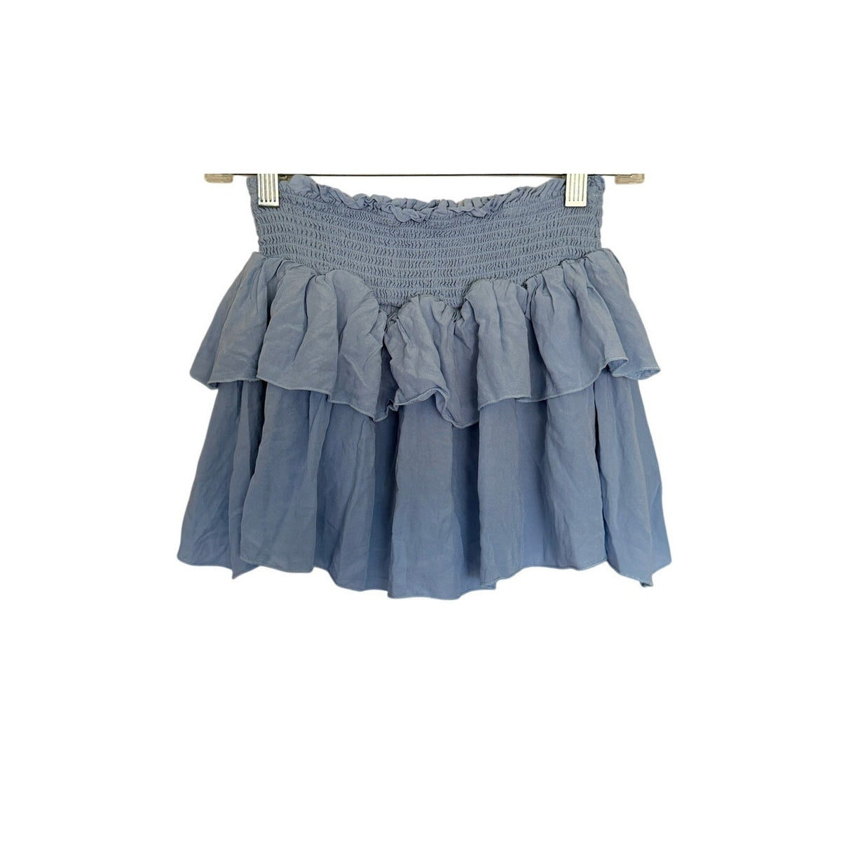 KATIEJ NYC Junior Brooke Solid Skirt - Baby Blue - Size XS