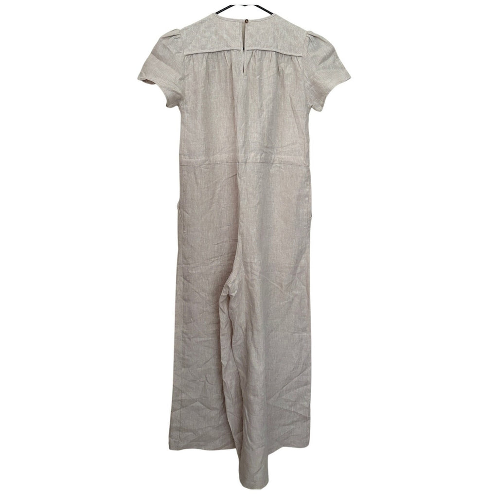 Christy Dawn The Dawn Jumper  - Oatmeal Linen - Size Small