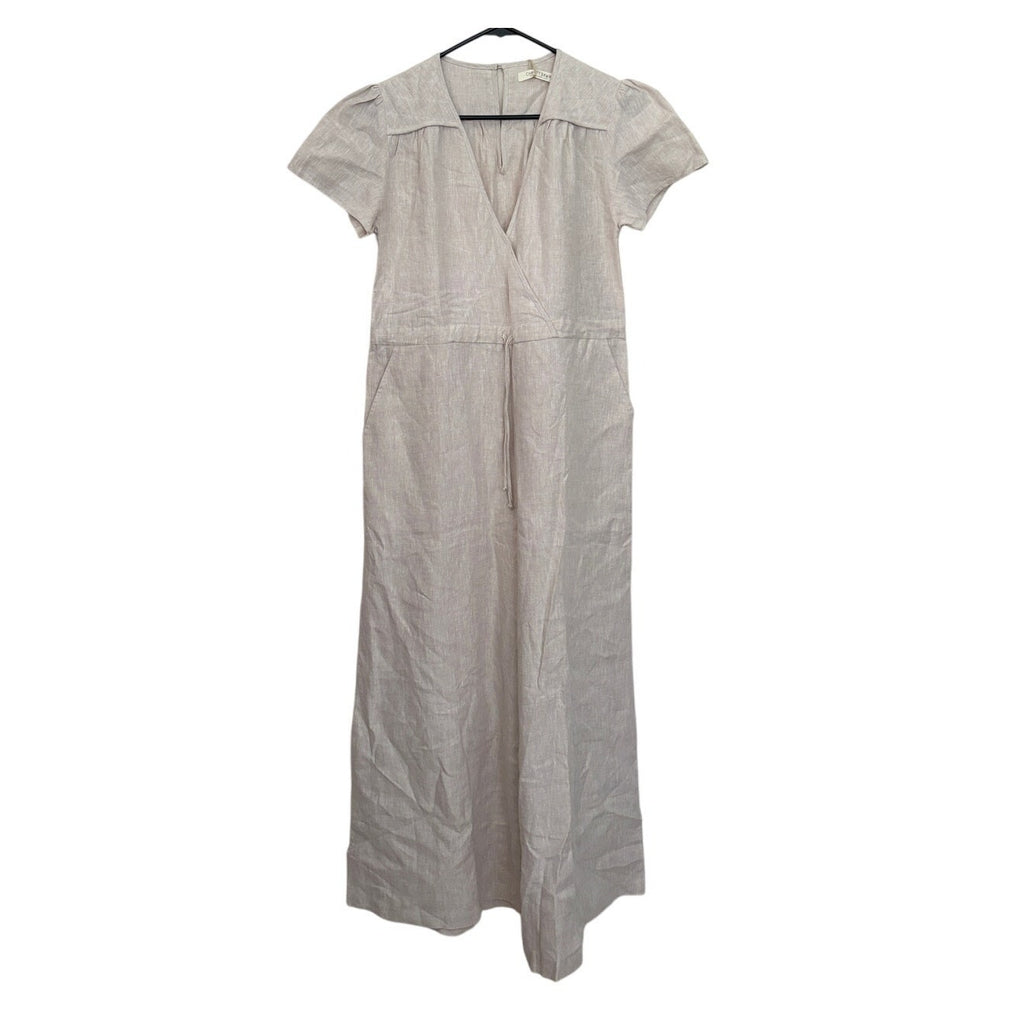 Christy Dawn The Dawn Jumper  - Oatmeal Linen - Size Small