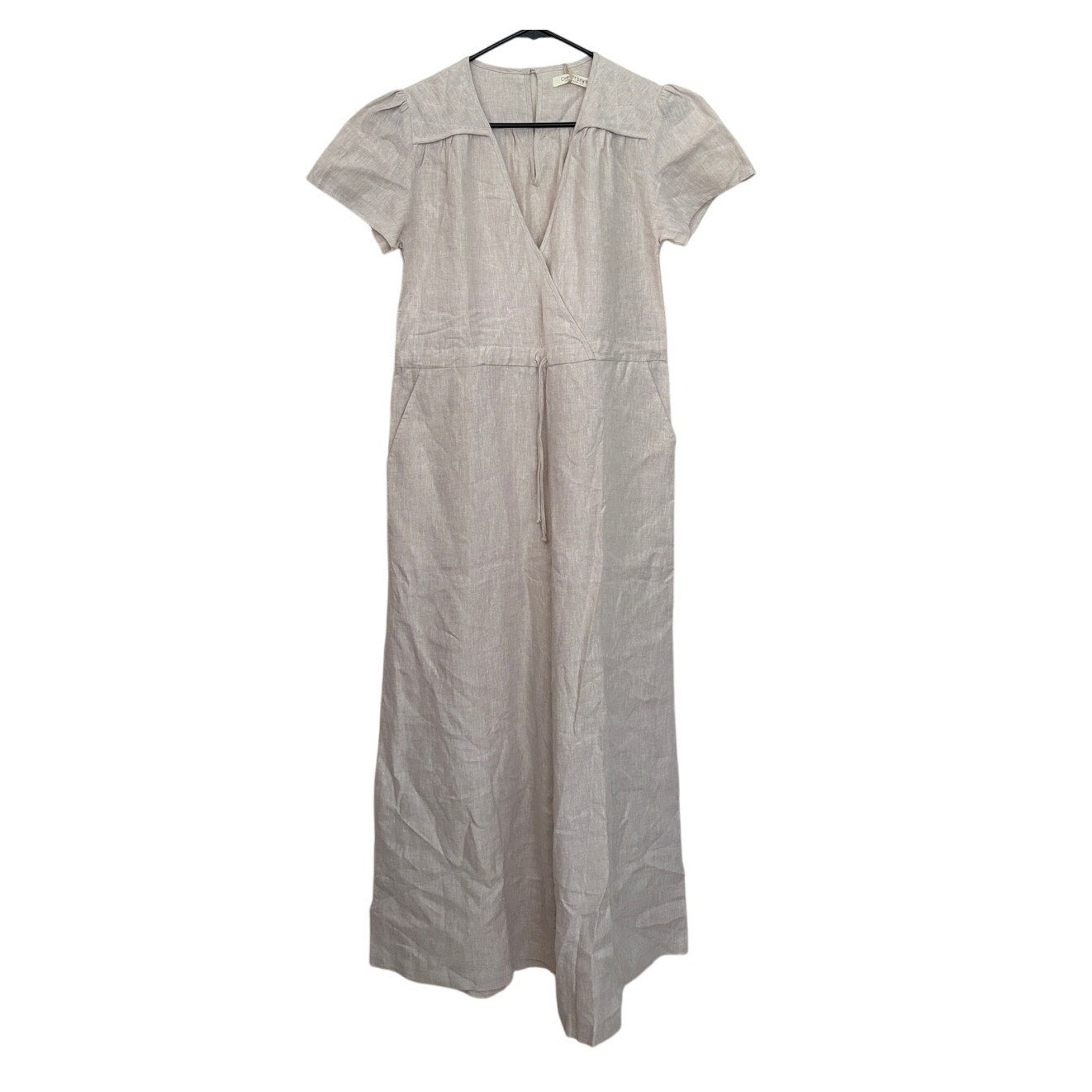 Christy Dawn The Dawn Jumper  - Oatmeal Linen - Size Small