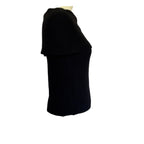 SKIN Portia Off-the-Shoulder Cashmere Top In Black - XS