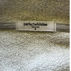 PERFECTWHITETEE Tyra Fleece 1/4 Zip Sweatshirt - Gray - Size Small
