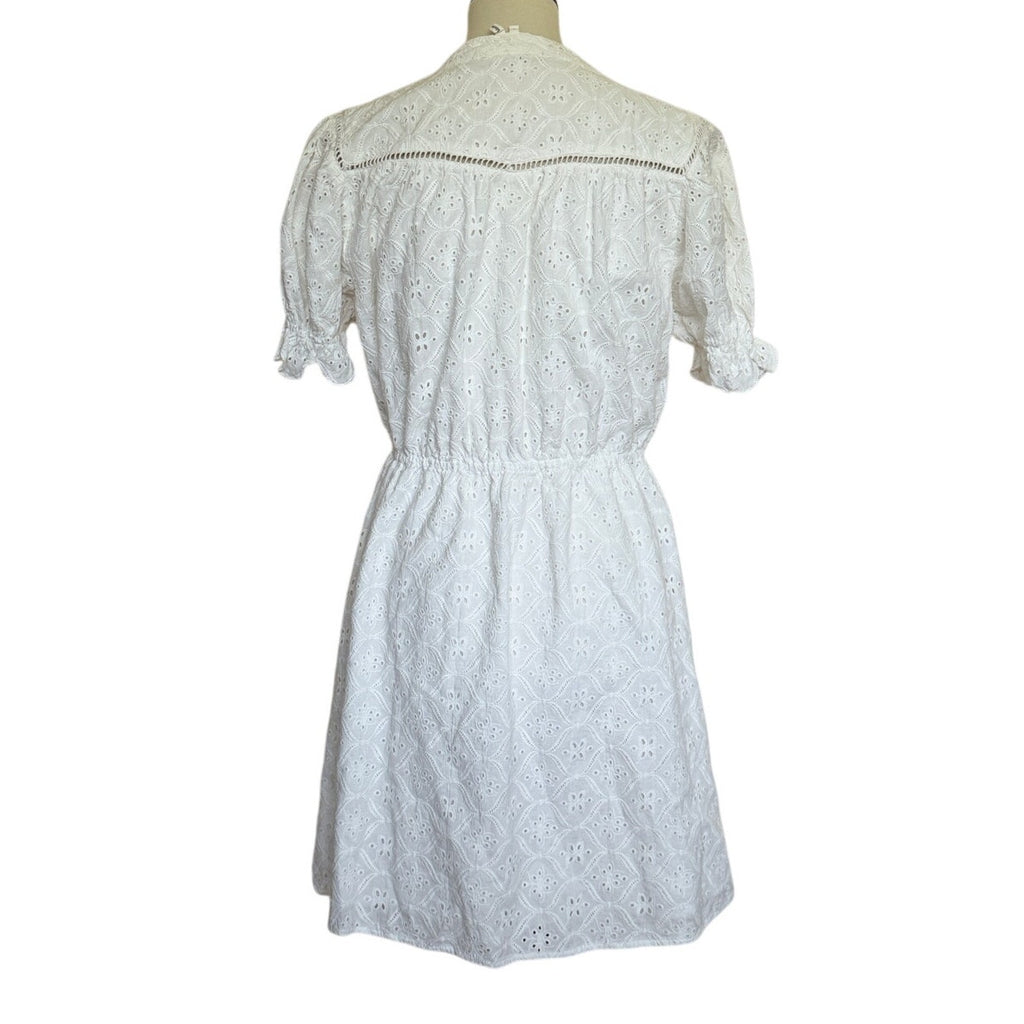 BA&SH Beky Dress - Ecru - Size 8 / Large