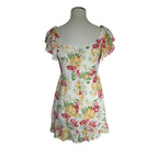 Reformation Hyacinth Off The Shoulder Mini Dress - Floral - Size 6