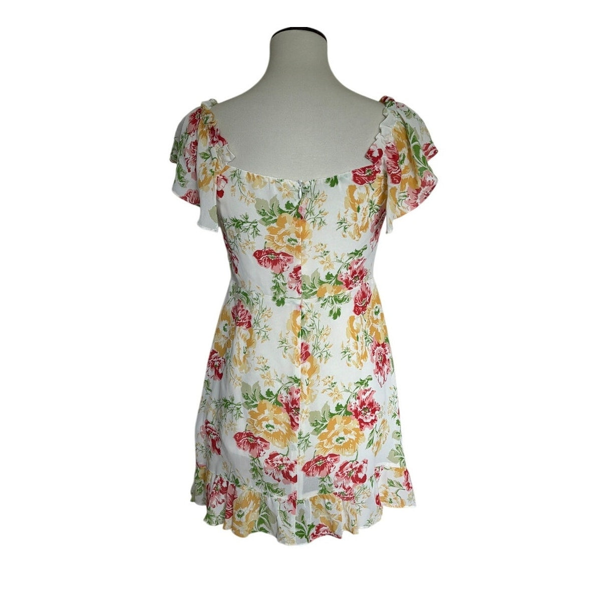 Reformation Hyacinth Off The Shoulder Mini Dress - Floral - Size 6
