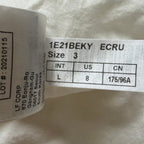 BA&SH Beky Dress - Ecru - Size 8 / Large