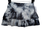 KATIE J NYC Tween Lilly Ruffle Eyelet Skirt - Black/ White - XL/14
