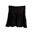 Quince 100% Washable Silk Mini Skirt - Black - Size Extra Small