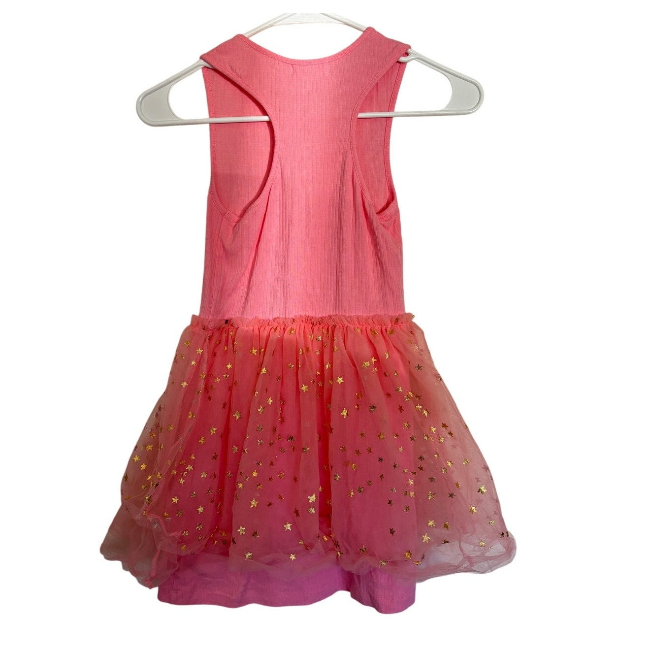 EGG NEW YORK Tulle Star Print Dress - Pink - Size 7
