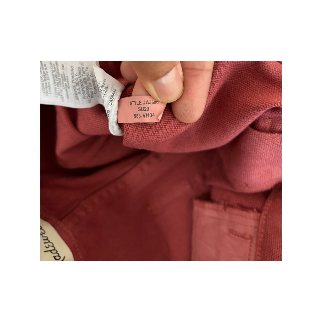 Madewell Curvy Slim Emmett Wide-Leg Crop Pants - Nutmeg Color - Size 24