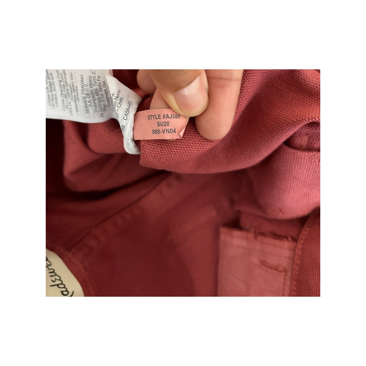 Madewell Curvy Slim Emmett Wide-Leg Crop Pants - Nutmeg Color - Size 24