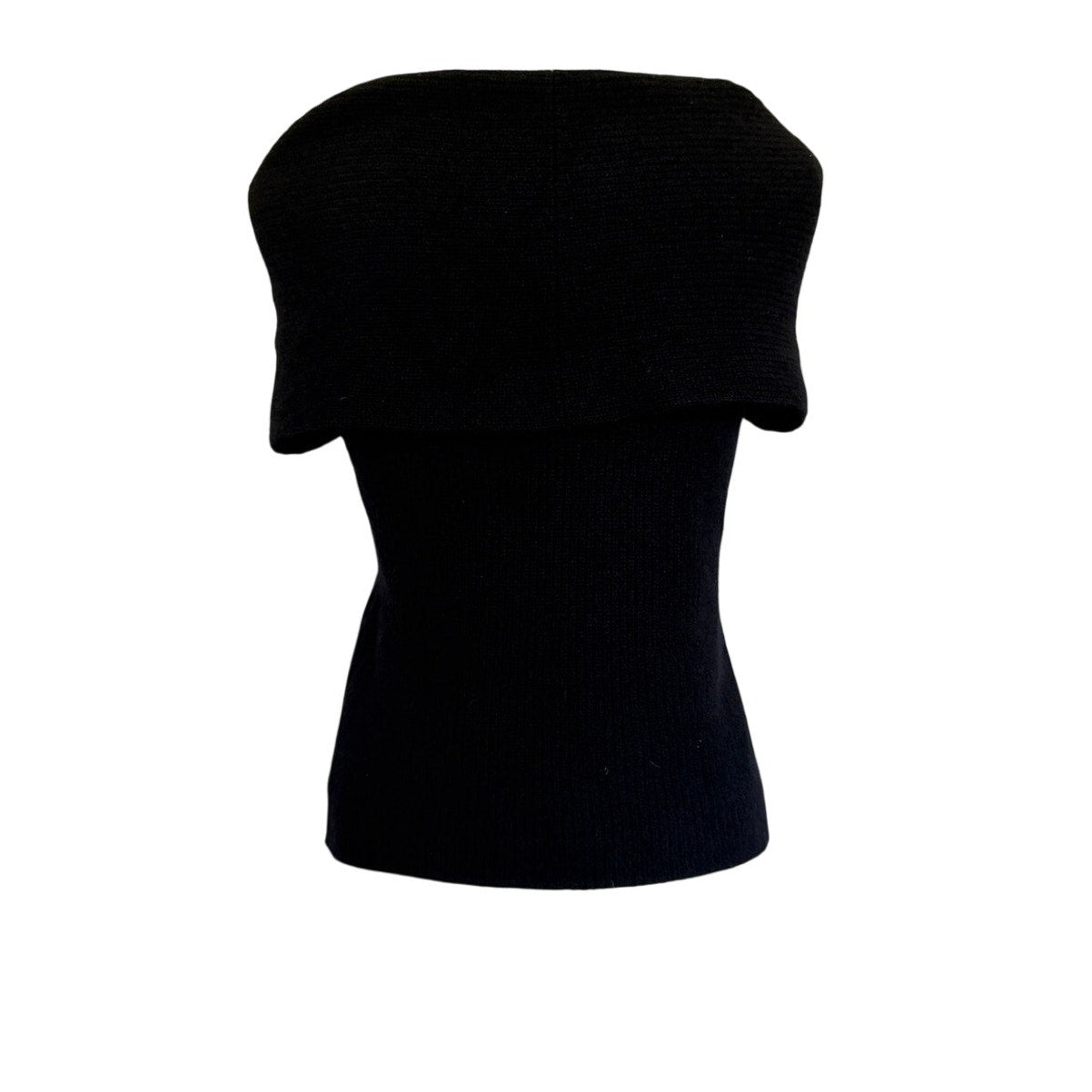 SKIN Portia Off-the-Shoulder Cashmere Top In Black - XS