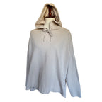 Cut Loose Pucker Doublecloth Sweatshirt - 2246198 - Moonbeam - S/M