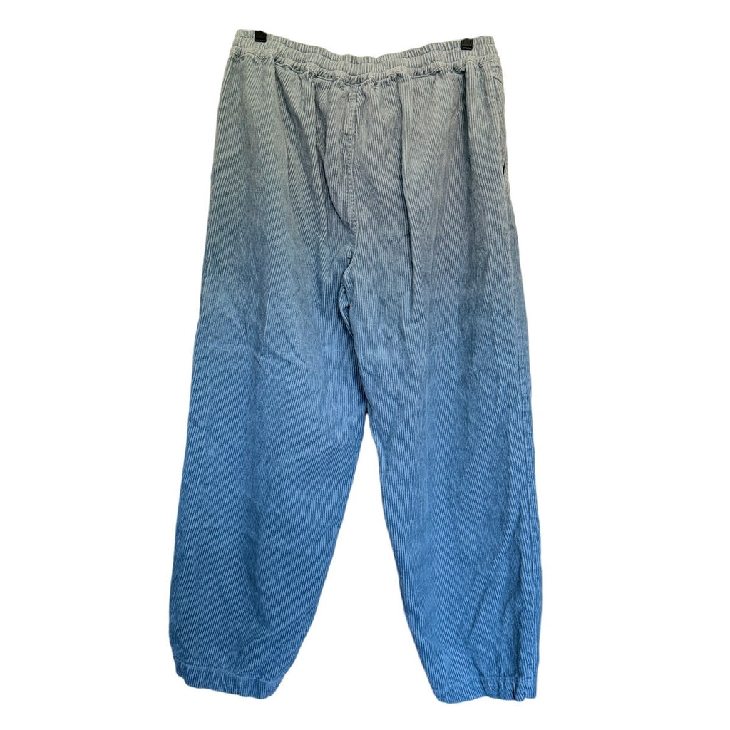 Poetry TAPERED TROUSERS Hemp organic cotton & yak cord - Duck Egg Blue - 10
