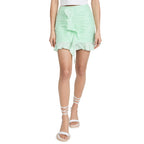 HANSEN AND GRETEL Levi Mini Skirt - Seafoam - Size Extra Small