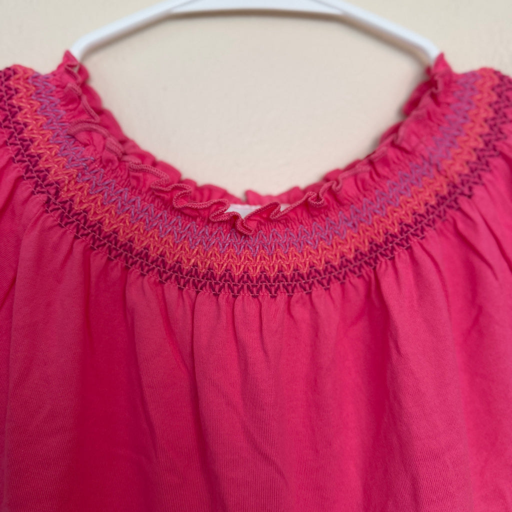 New Hanna Andersson Twirl Girls Dress - Pink Azalea - Size 5
