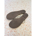 Tkees Riley Vegan Leather Sandals - Snake Embossed - Size 39 US 8