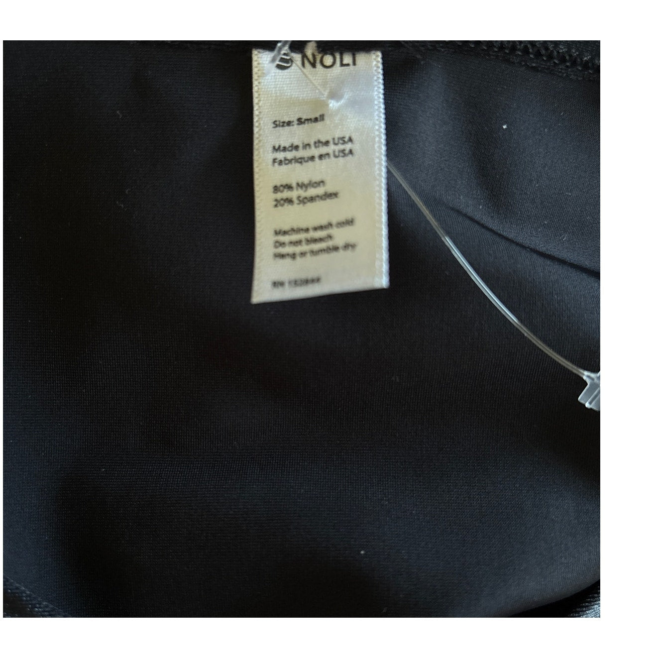 NOLI Bolero Long Sleeve Crop Top - Black - Size Small