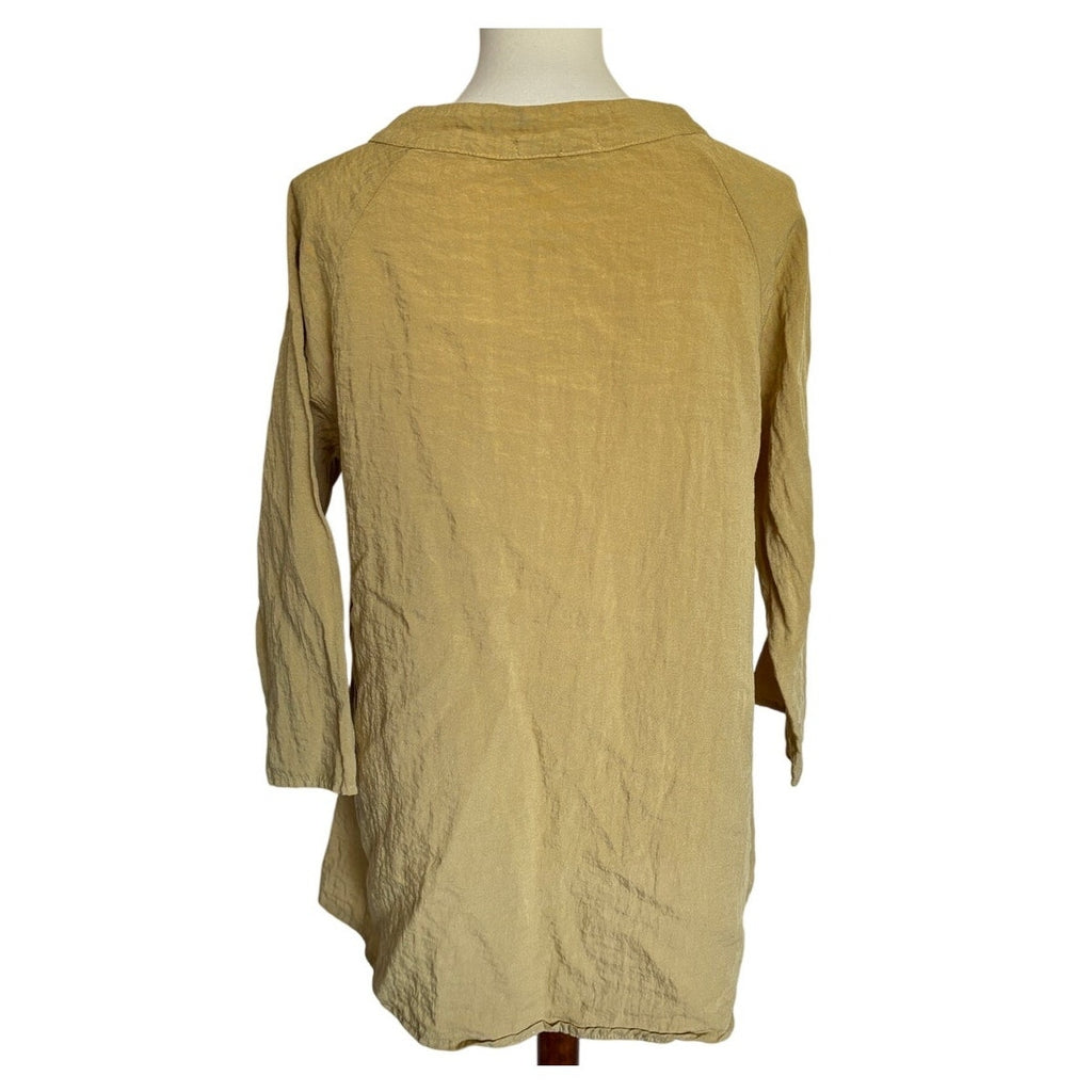 Cut Loose Raglan Pocket Top In Fall Parachute #6386798 - Mustard Seed - Medium