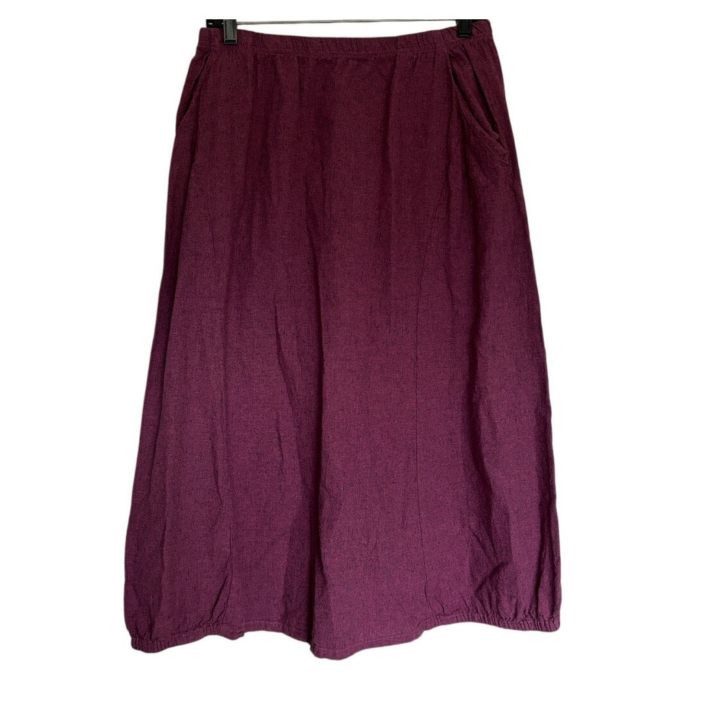 Cut Loose Crosshatch Side Elastic Skirt - Rhubarb - Medium - 4199518