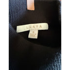 Lunya Waffle Knit Cotton Silk Blend Sweater - Black - Size Small