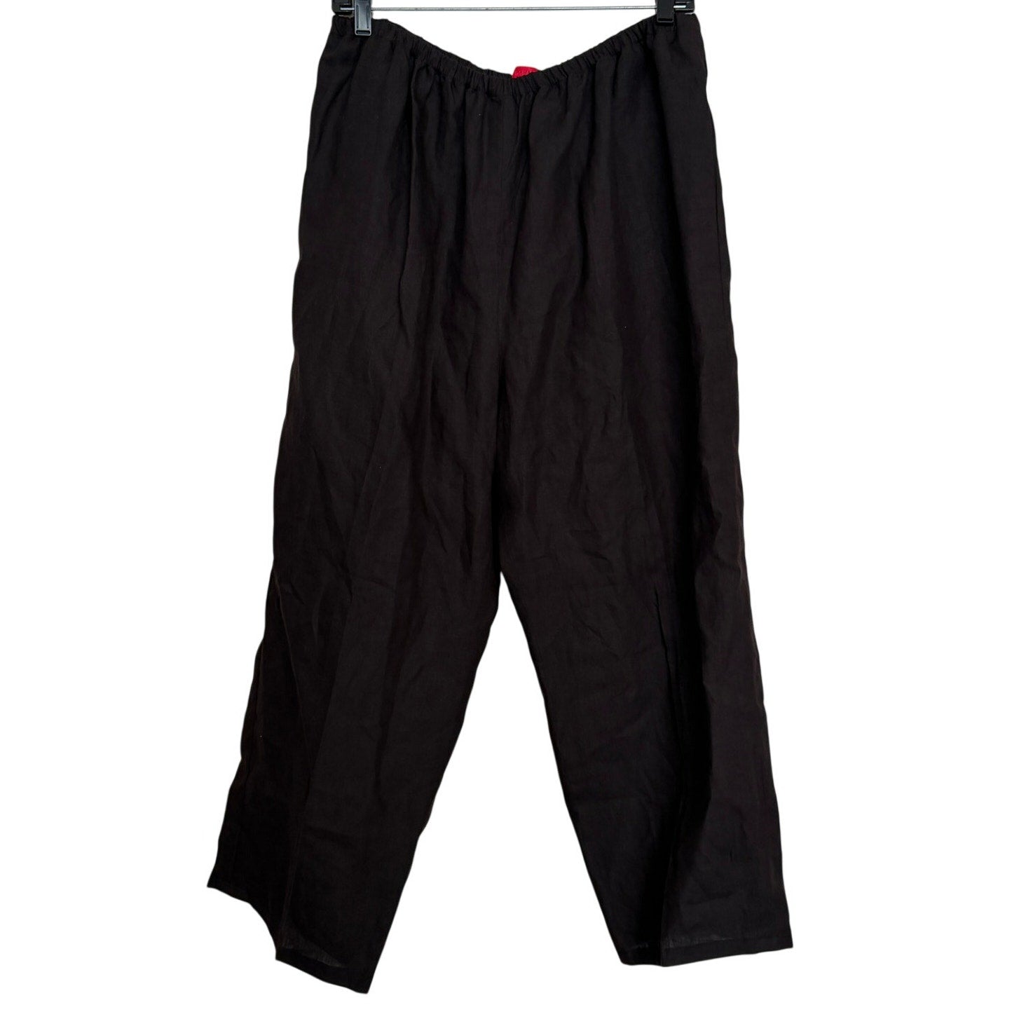 Shamask Linen Pants - Black - Size 16
