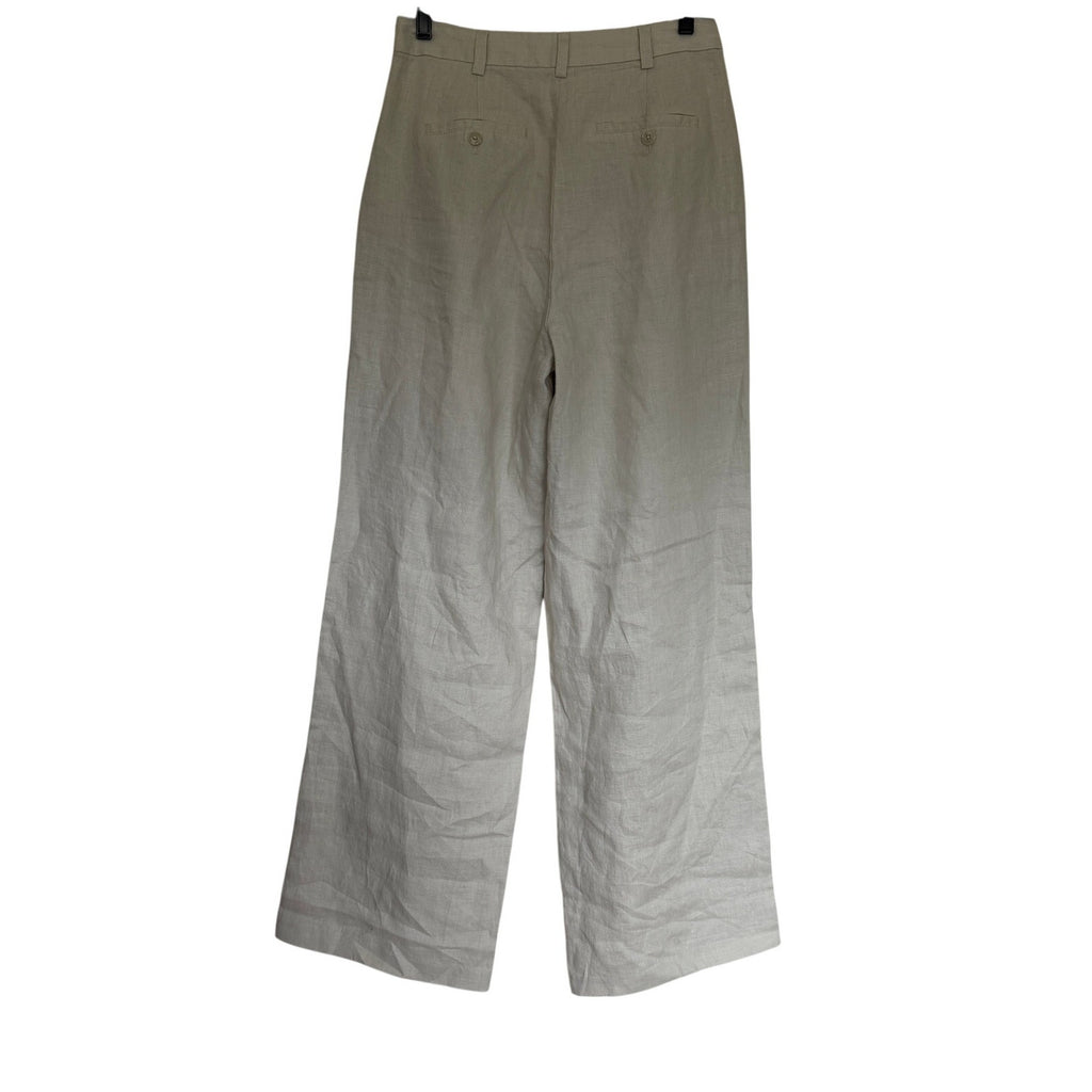 Na-KD Linen Wide Leg Pants - Beige - 27