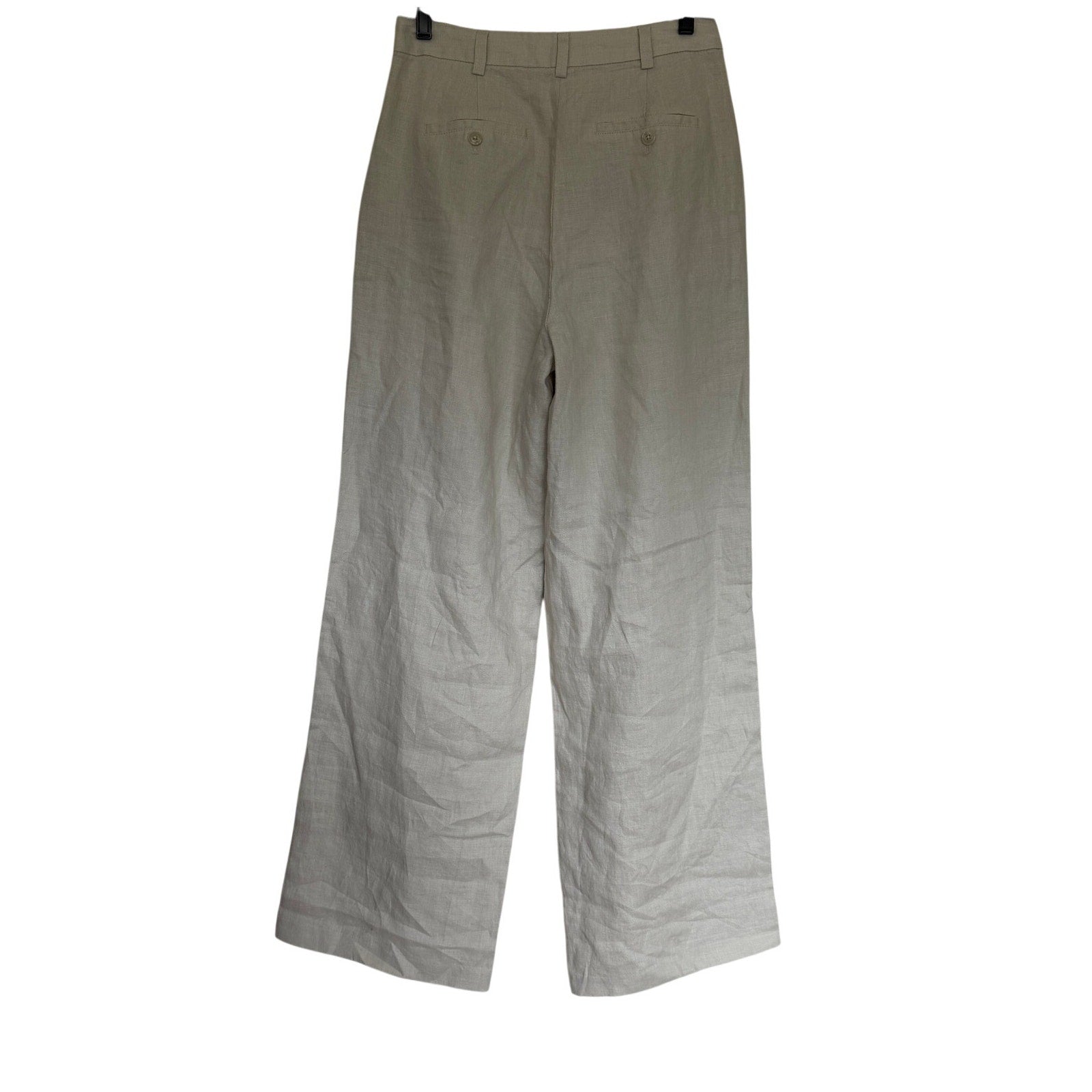 Na-KD Linen Wide Leg Pants - Beige - 27
