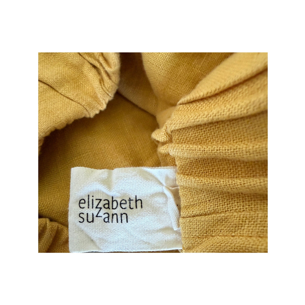 Elizabeth Suzann Florence Pant in Midweight Linen - Yellow - Large