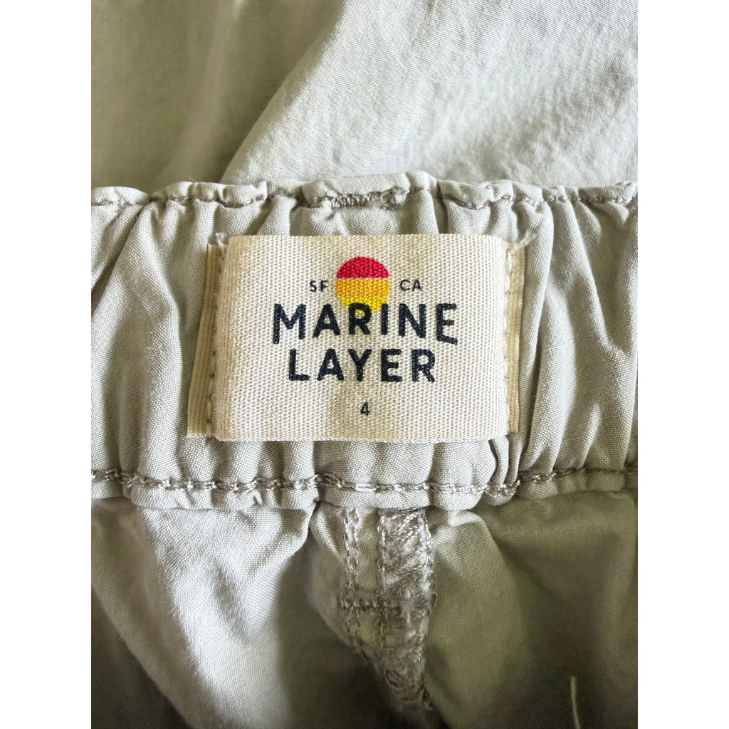 Marine Layer Jo Wide Leg Cargo Pant - Shadow - Size 4