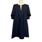 POMANDER PLACE Finley Flutter Sleeve Dress - Black - Large