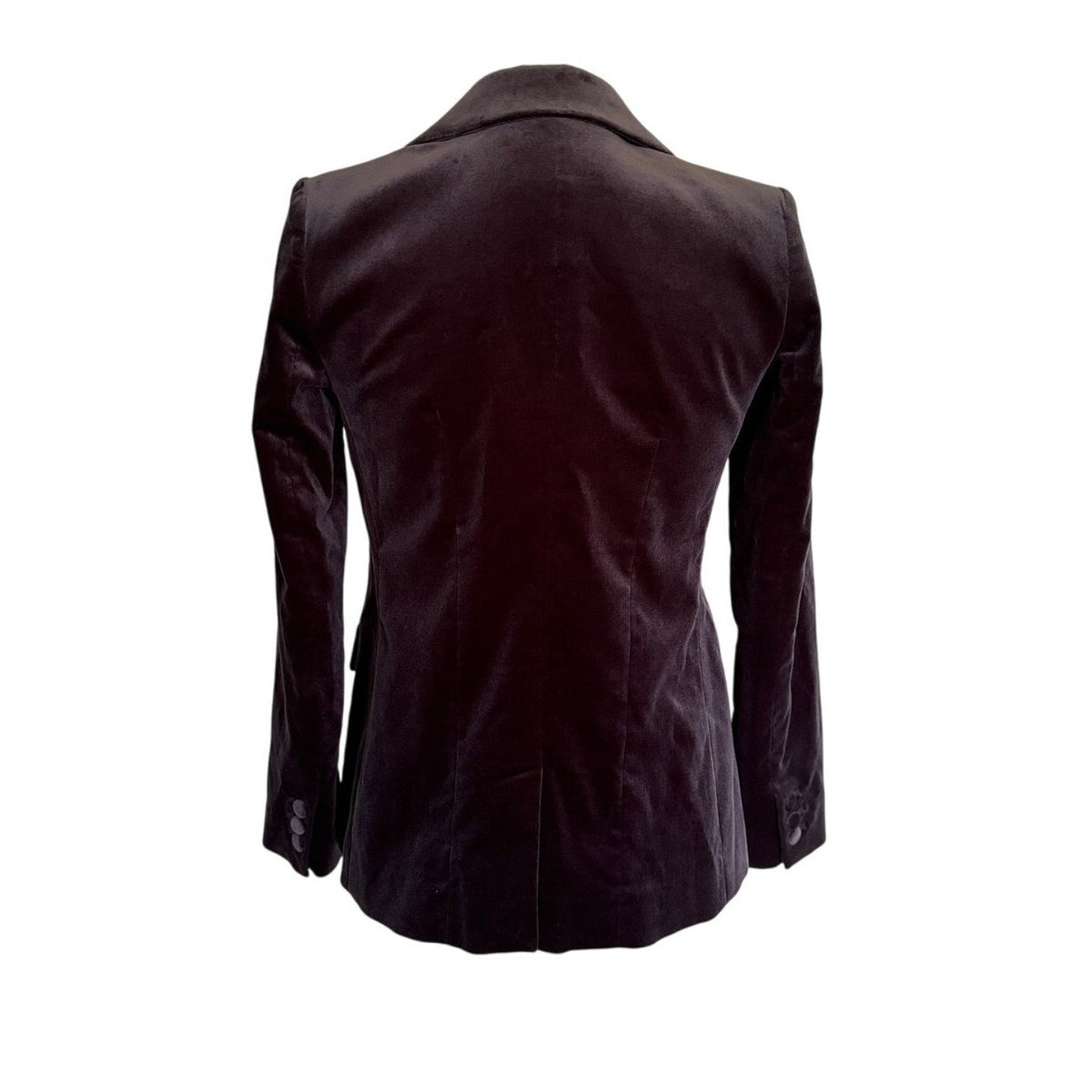 Frame Classic Velvet Blazer  - Charcoal - Size 0
